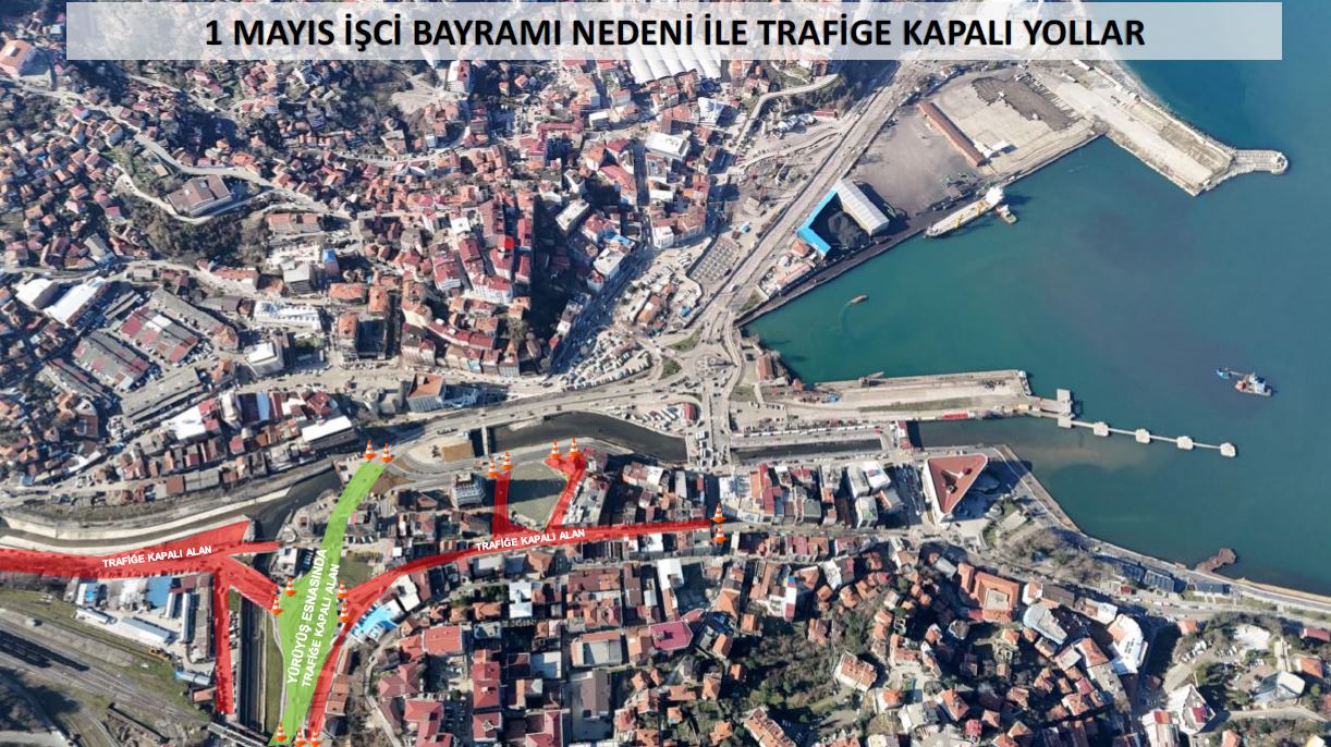 1 MAYIS’TA ZONGULDAK’TA KAPALI OLACAK YOLLAR!