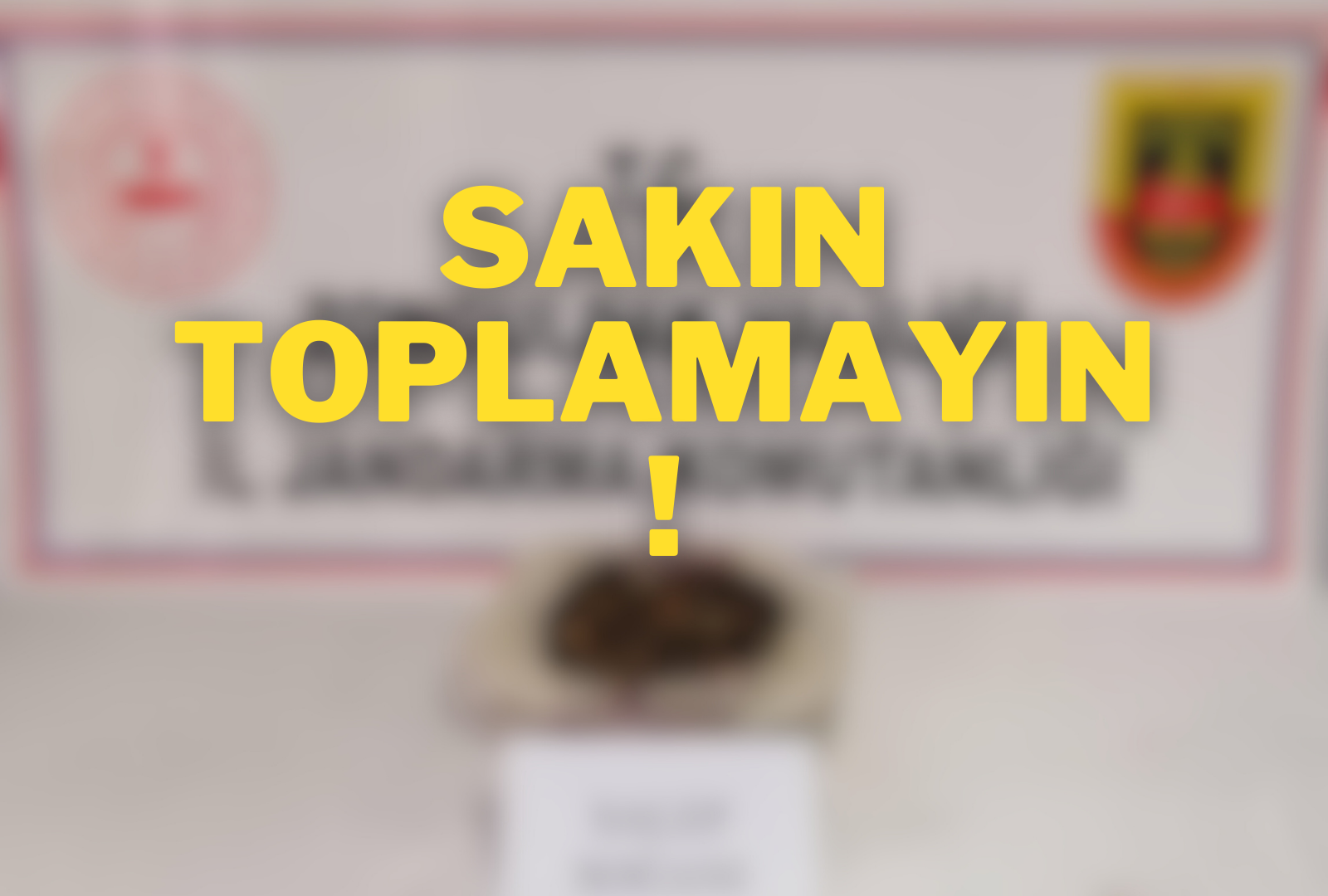 Zonguldak’ta Yasak! Jandarmadan Engel!