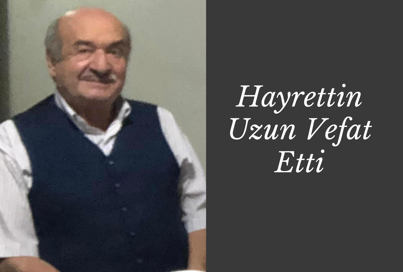 Kilimli Halk Otobüsleri Başkanı Engin Uzun’un Acı Günü