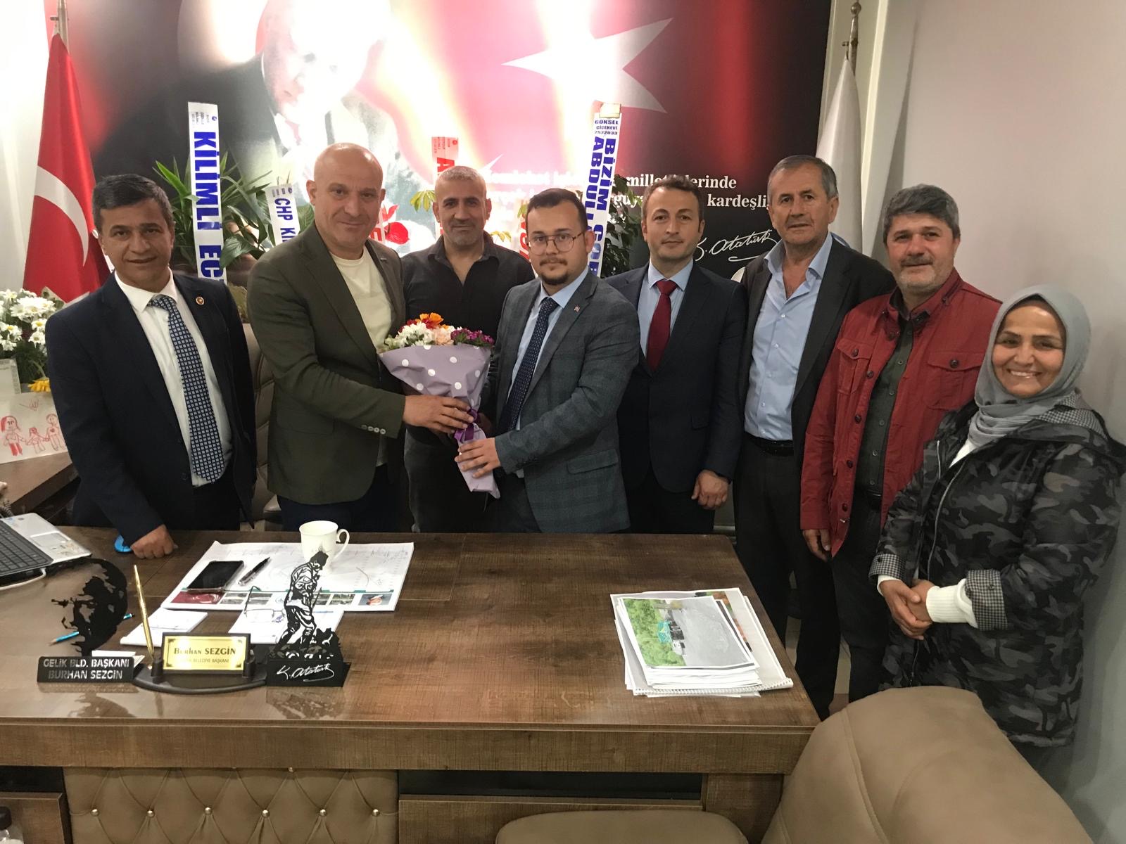 Meclis üyelerinden Gelik belediye başkanına ziyaret!