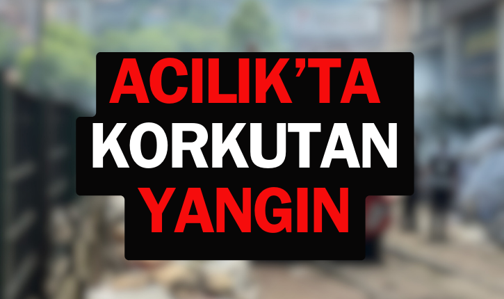 Raylarda Alevlenen Yangın!